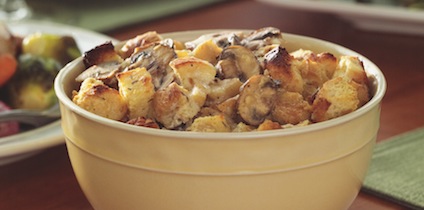 Roasted Parsnip Bread Pudding