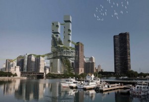 Vertical Farm Concept is a Green Gateway for Chicago