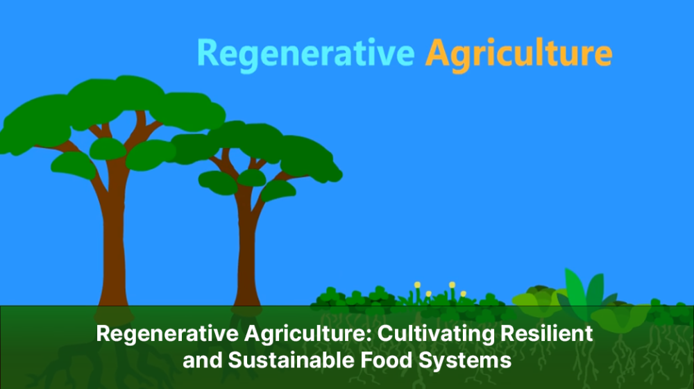 Regenerative Agriculture-Cultivating Resilient and Sustainable Food Systems