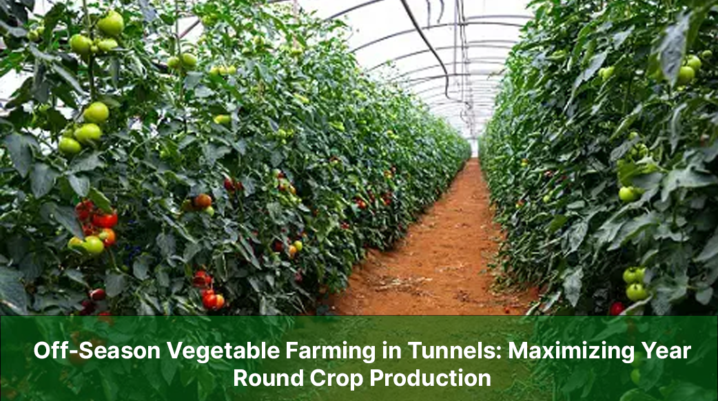 Off-Season Vegetable Farming in Tunnels: Maximizing Year-Round Crop Production