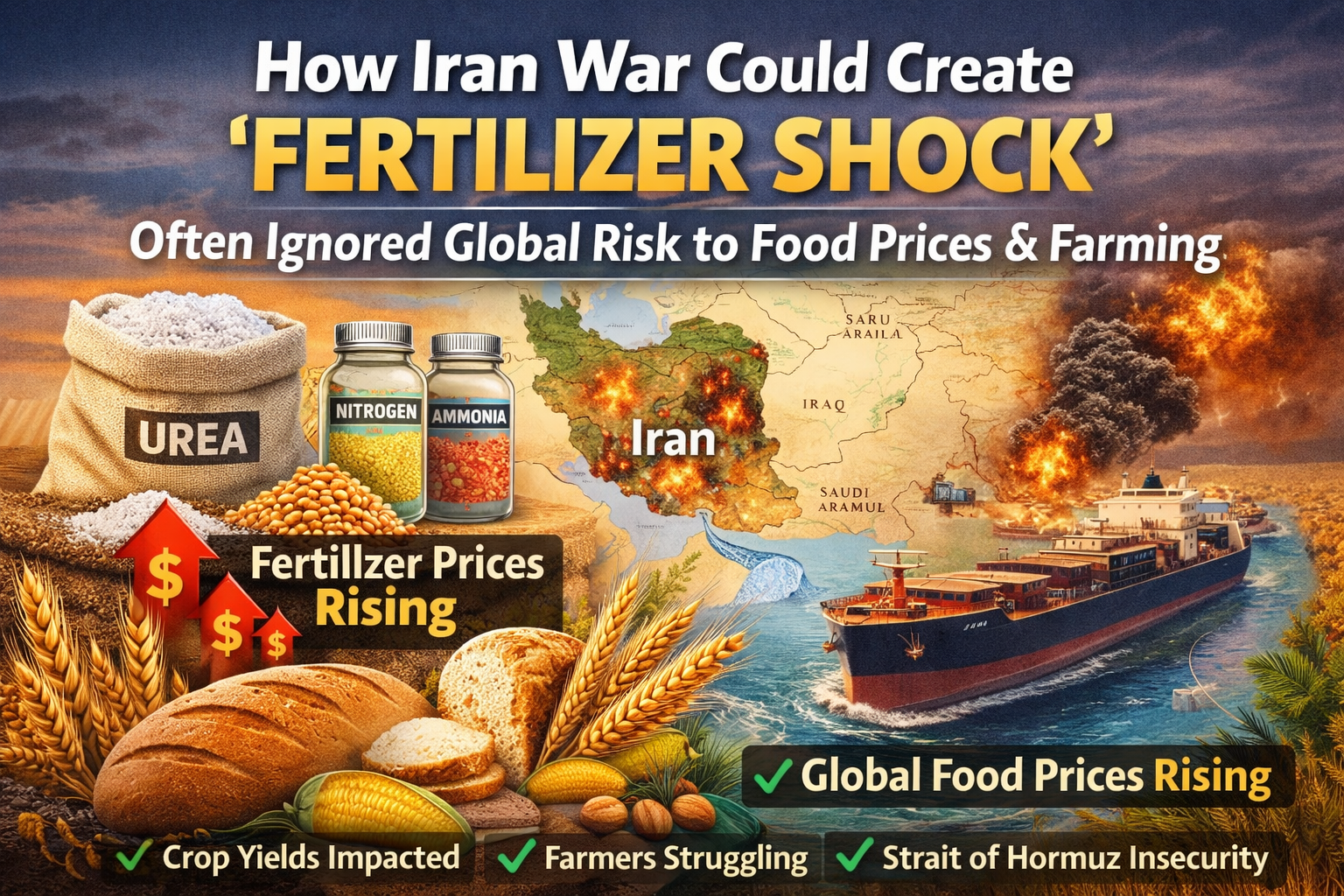 How Iran War Could Create a ‘Fertilizer Shock’ – An Often Ignored Global Risk to Food Prices and Farming