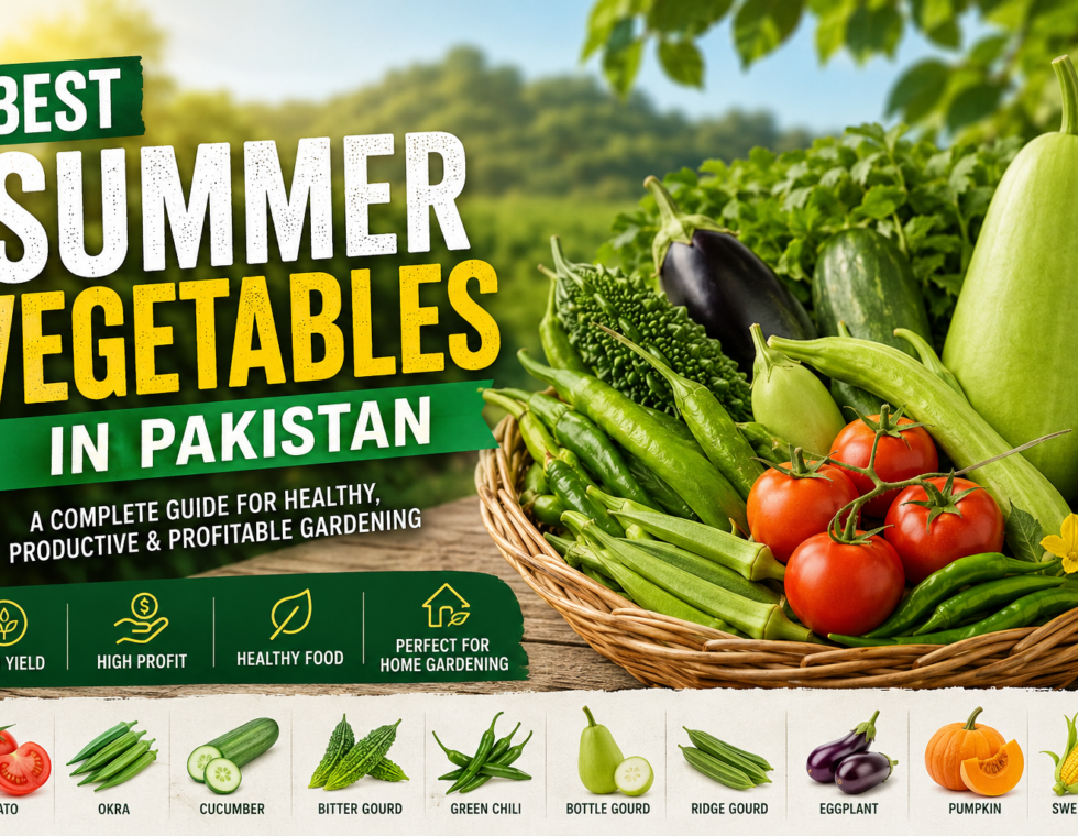 Best Summer Vegetables in Pakistan: A Complete Guide for Healthy & Profitable Summer Gardening